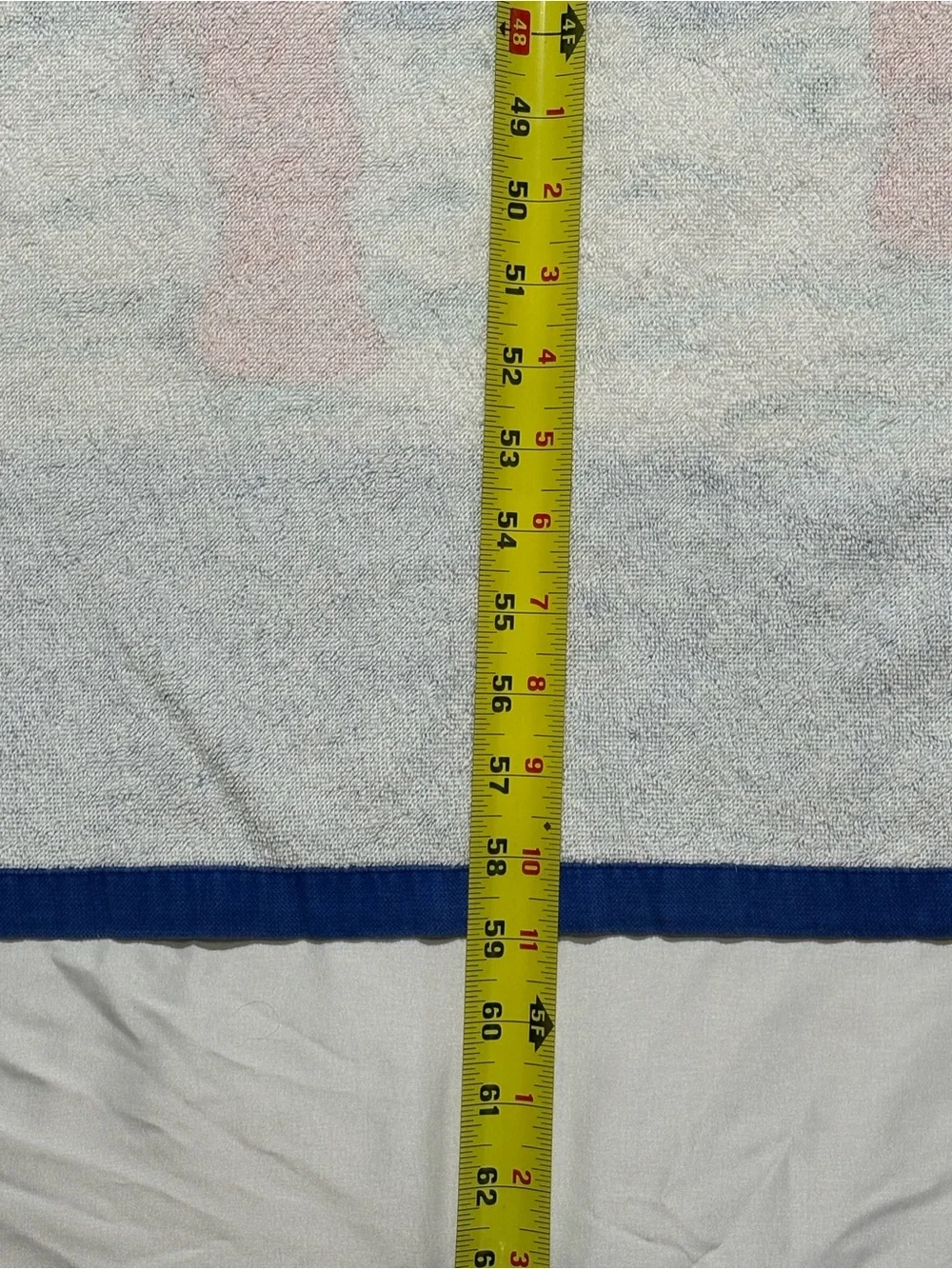 He-Man Masters of the Universe Beach Blue Towel Made in Japan Vtg 1985 RARE